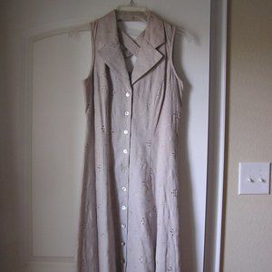 Dressbarn summer linen dress, size 6